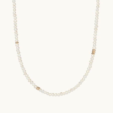 Pearl Necklace Gold